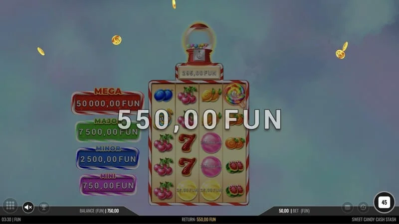 Sweet Candy Cash Stash - основна игра с печалба на линия